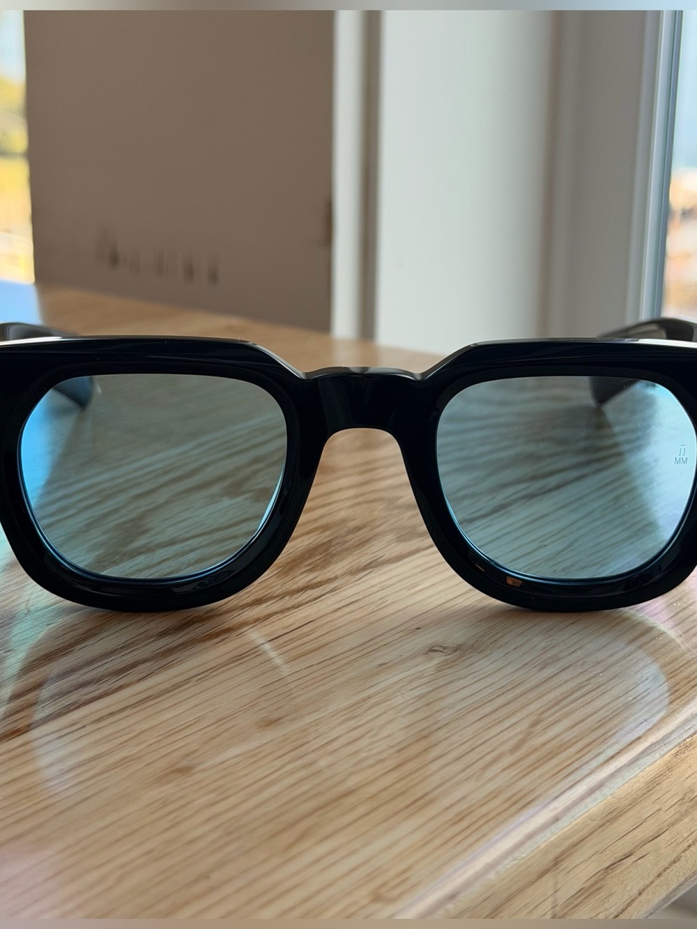 Vendome by Jacques Marie Mage – Black / Blue UV400 Lenses